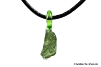Moldavit-Anhänger (Tektit | Natura) - 0,95 g (4,75 Kt) Moldavit-Anhänger (Tektit | Natura) - 0,95 g (4,75 Kt)