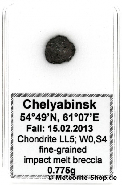 Chelyabinsk (Tscheljabinsk) Meteorit - 0,775 g