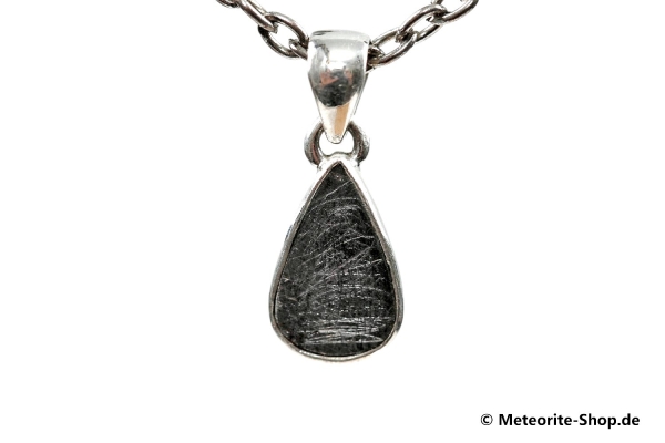 Eisen-Meteorit-Anhänger (Muonionalusta | Scheibe | 925er Silber) - 1,50 g