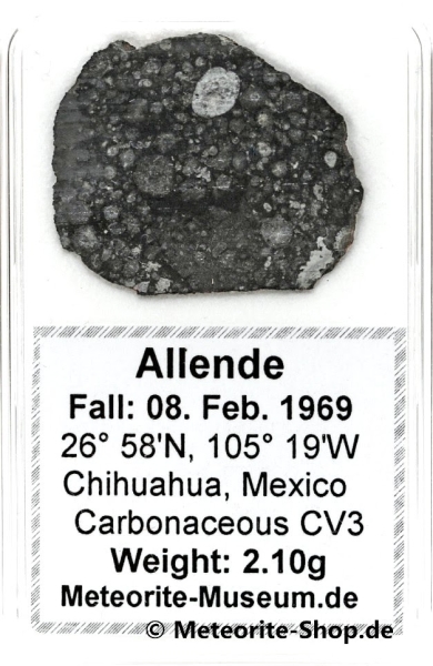 Allende Meteorit - 2,10 g