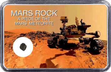 Mars Meteorit Ouargla 003 (Motiv: Mars Rover Curiosity Selfie I)