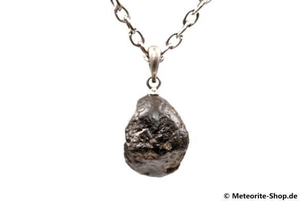 Stein-Meteorit-Anhänger (NWA 869 | Natura | 925er Silber) - 2,45 g