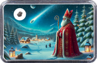 Boorama Meteorit (Motiv III: Erster historischer Nikolaus-Meteoritenfall am 06.12.2023 in Boorama, Somalia) - 205,00 mg Boorama Meteorit (Motiv III: Erster historischer Nikolaus-Meteoritenfall am 06.12.2023 in Boorama, Somalia) - 205,00 mg