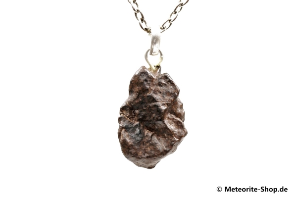 Stein-Meteorit-Anhänger (NWA 4528 | Natura | 925er Silber) - 5,70 g