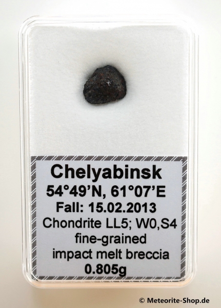 Chelyabinsk (Tscheljabinsk) Meteorit - 0,805 g