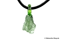 Moldavit-Anhänger (Tektit | Natura) - 0,80 g (4,00 Kt) Moldavit-Anhänger (Tektit | Natura) - 0,80 g (4,00 Kt)