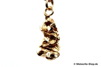 Eisen-Meteorit-Anhänger (Campo del Cielo | Natura | Vergoldet) - 3,10 g Eisen-Meteorit-Anhänger (Campo del Cielo | Natura | Vergoldet) - 3,10 g