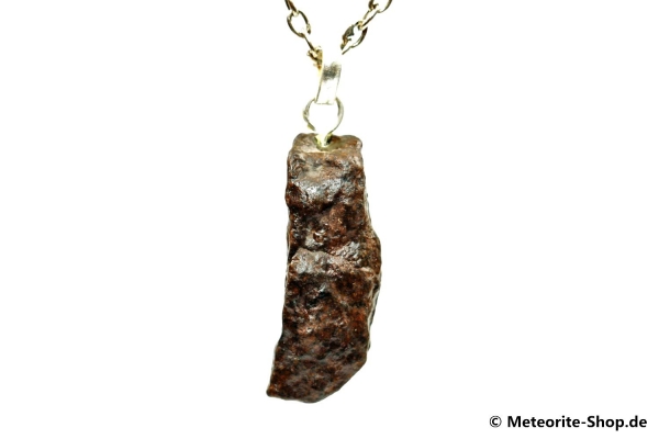 Stein-Meteorit-Anhänger (NWA 4293 | Natura | 925er Silber) - 7,15 g