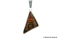 Stein-Eisen-Meteorit-Anhänger (Jepara | Scheibe | 925er Silber) - 2,80 g Stein-Eisen-Meteorit-Anhänger (Jepara | Scheibe | 925er Silber) - 2,80 g