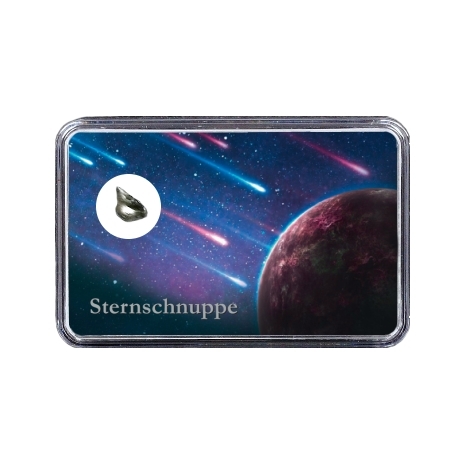 Sternschnuppe im Weltall vor Planet (Motiv I)