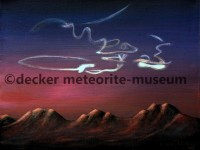 Almahata Sitta Meteoritenfall Gemälde (Motiv I) Almahata Sitta Meteoritenfall Gemälde (Motiv I)