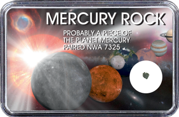 Merkur Meteorit NWA 7325 (Motiv: Sonnensystem Planeten I)