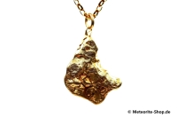 Eisen-Meteorit-Anhänger (Campo del Cielo | Natura | Vergoldet) - 10,45 g Eisen-Meteorit-Anhänger (Campo del Cielo | Natura | Vergoldet) - 10,45 g