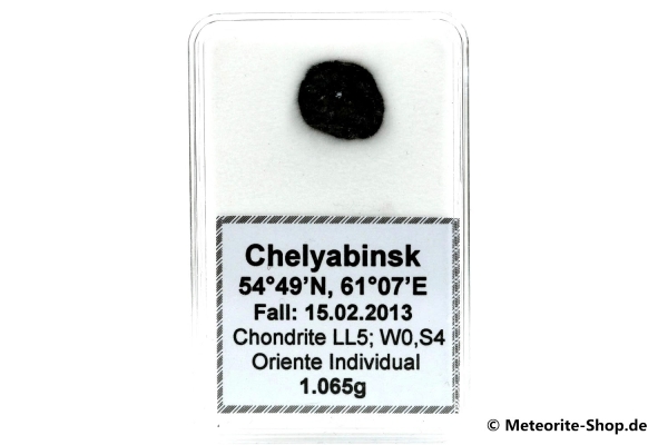 Chelyabinsk (Tscheljabinsk) Meteorit - 1,065 g