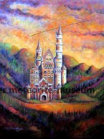 Neuschwanstein Meteoritenfall Gemälde (Motiv IV) Neuschwanstein Meteoritenfall Gemälde (Motiv IV)