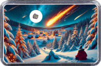 Boorama Meteorit (Motiv II: Erster historischer Nikolaus-Meteoritenfall am 06.12.2023 in Boorama, Somalia) - 115,00 mg Boorama Meteorit (Motiv II: Erster historischer Nikolaus-Meteoritenfall am 06.12.2023 in Boorama, Somalia) - 115,00 mg