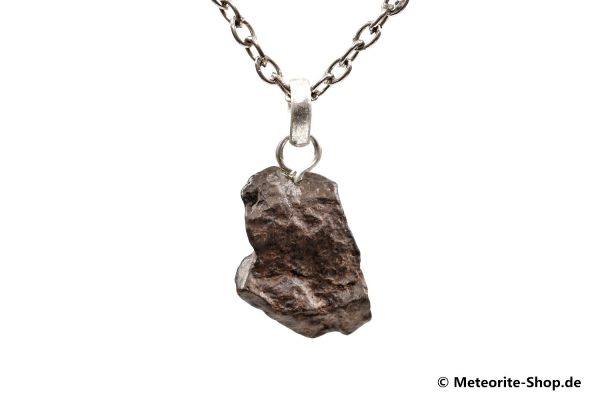 Stein-Meteorit-Anhänger (NWA 4528 | Natura | 925er Silber) - 2,40 g