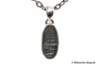 Eisen-Meteorit-Anhänger (Muonionalusta | Scheibe | 925er Silber) - 1,85 g Eisen-Meteorit-Anhänger (Muonionalusta | Scheibe | 925er Silber) - 1,85 g