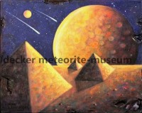 Gebel Kamil Meteoritenfall Gemälde (Motiv II) Gebel Kamil Meteoritenfall Gemälde (Motiv II)