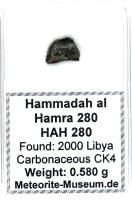 HaH 280 Meteorit - 0,580 g HaH 280 Meteorit - 0,580 g