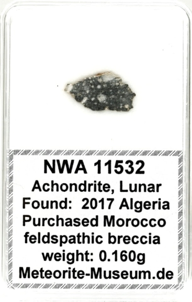 NWA 11532 Mond Meteorit - 0,160 g