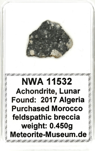 NWA 11532 Mond Meteorit - 0,450 g