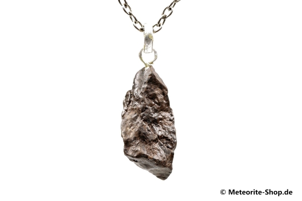 Stein-Meteorit-Anhänger (NWA 4528 | Natura | 925er Silber) - 6,50 g