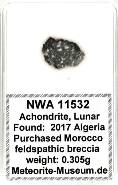 NWA 11532 Mond Meteorit - 0,305 g