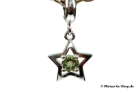 Moldavit-Anhänger (Tektit | Natura | Stern | 925er Silber) - 0,60 g Moldavit-Anhänger (Tektit | Natura | Stern | 925er Silber) - 0,60 g