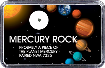 Merkur Meteorit NWA 7325 (Motiv: Sonnensystem Planeten IV)