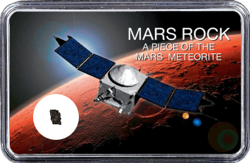 Mars Meteorit NWA 6963 (Motiv: Raumsonde ExoMars in Mars Atmosphäre)