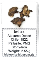 Imilac Meteorit - 2,55 g Imilac Meteorit - 2,55 g