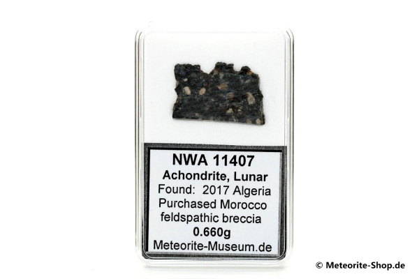 NWA 11407 Mond Meteorit - 0,660 g