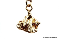 Eisen-Meteorit-Anhänger (Campo del Cielo | Natura | Vergoldet) - 2,90 g Eisen-Meteorit-Anhänger (Campo del Cielo | Natura | Vergoldet) - 2,90 g