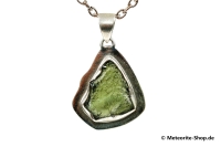 Moldavit-Anhänger (Tektit | Natura | 925er Silber ) - 3,70 g Moldavit-Anhänger (Tektit | Natura | 925er Silber ) - 3,70 g