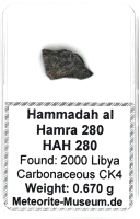 HaH 280 Meteorit - 0,670 g HaH 280 Meteorit - 0,670 g
