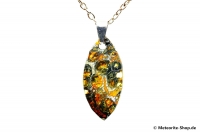 Stein-Eisen-Meteorit-Anhänger (Jepara | Scheibe | 925er Silber) - 3,50 g Stein-Eisen-Meteorit-Anhänger (Jepara | Scheibe | 925er Silber) - 3,50 g