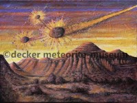 Allende Meteoritenfall Gemälde Allende Meteoritenfall Gemälde