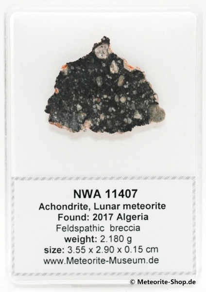 NWA 11407 Mond Meteorit - 2,180 g