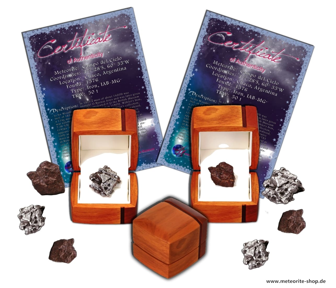 Meteorit AGOUDAL Eisen Meteorite Zertifikat Sternschnuppe Geschenk Glücksbringer 